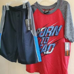 Boys shirt/shorts bundle size 6/7